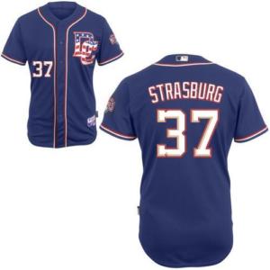 Washington Nationals Strasburg #37 Navy JERSEY