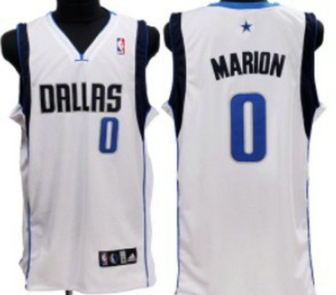 Dallas Mavericks #0 Marion White Jersey