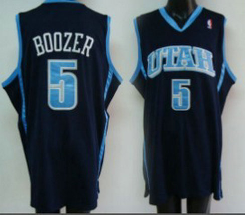 Utah Jazz #5 Boozer Blue Jersey