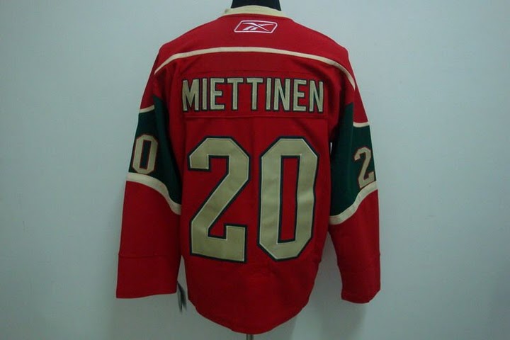 NHL jerseys Minnesota Wild 20 MIETTINEN red