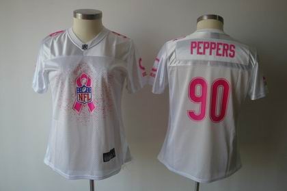 2011 breast cancer awareness women fashion chicago bears 90 julius peppers white jerseys