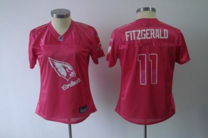 2011 Women Fem Fan Arizona Cardinals Larry Fitzgerald 11 Red Jerseys