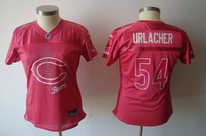 2011 women fem fan chicago bears 54 brian urlacher red jerseys
