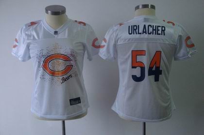 2011 women fem fan chicago bears54 brian urlacher white jerseys
