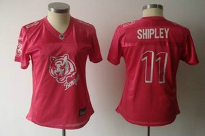 2011 women fem fan cincinnati bengals 11 shipley red jersey