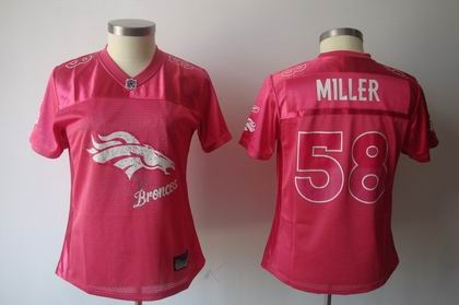 2011 women fem fan denver broncos 58 von miller red