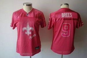 2011 women fem fan new orleans saints 9 drew brees red jerseys