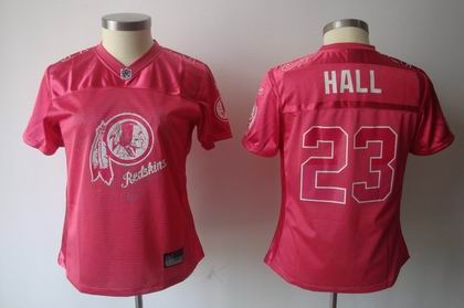 2011 women fem fan washington redskins23 deangelo hall red jerseys