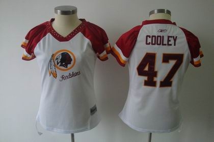2011 women field flirt fashion jersey washington redskins 47 chris cooley white jersey
