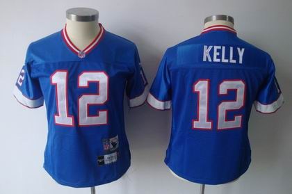 2011 women team jersey buffalo bills 12 jim kelly throwback jerseys blue