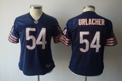 2011 women team jersey chicago bears 54 brian urlacher blue jerseys