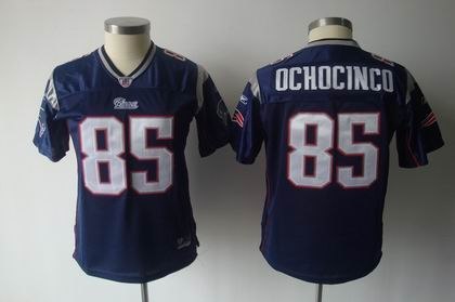 2011 women team jersey new england patriots 85 chad ochocinco blue jersesy