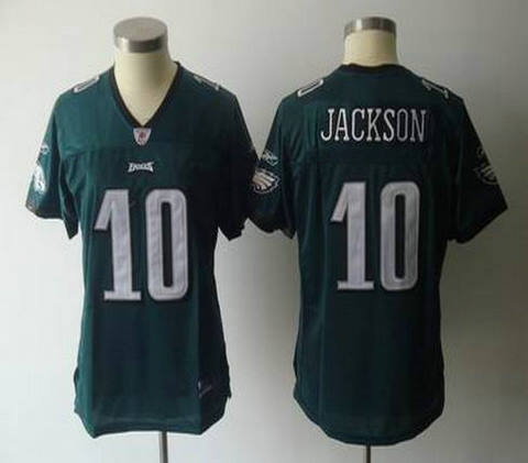 2011 women team jersey philadelphia eagles 10 desean jackson jersey team color green