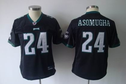 2011 women team jersey philadelphia eagles 24 nnamdi asomugha black jerseys