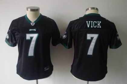 2011 women team jersey philadelphia eagles 7 michael vick black jersey