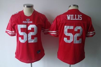 2011 women team jersey san francisco 49ers 52 patrick willis red jerseys