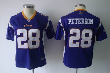 2011 women team jerseyss minnesota vikings adrian peterson 28 purple jerseys
