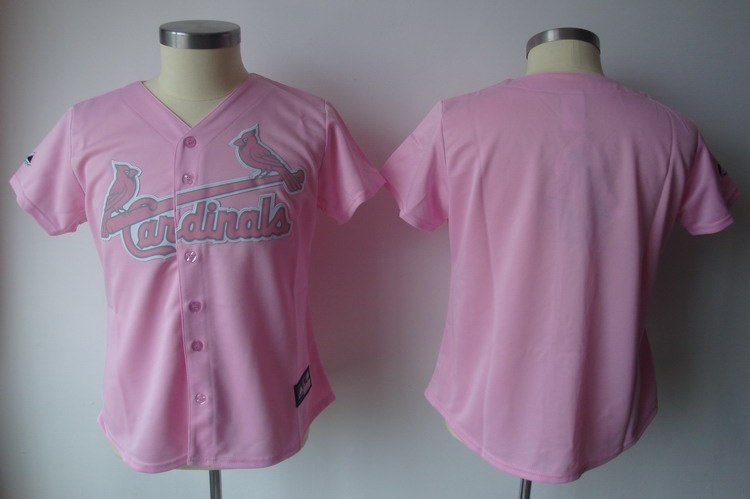 2011 womennull jersey by majestic athletic cardinals blank pink