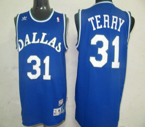NBA Jerseys Dallas Maverlcks 31 Terry Blue [SWINGMAN