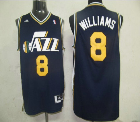 NBA Jerseys Utah Jazz 8 WILLIAMS Nany blue [Swingman