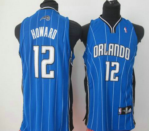 Basketball Kids jerseys Orlando Magic 12 Howard blue strip