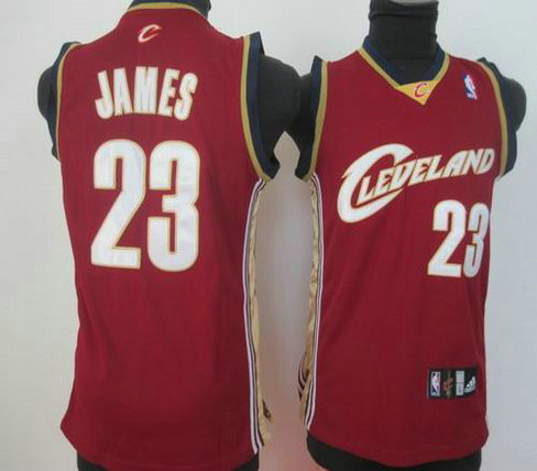 Basketball Kids jerseys Cleveland Cavaliers 23 James red