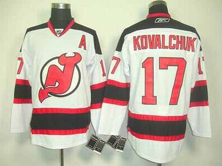 New Jersey Devils 17 Kovalchuk Hockey white jersey