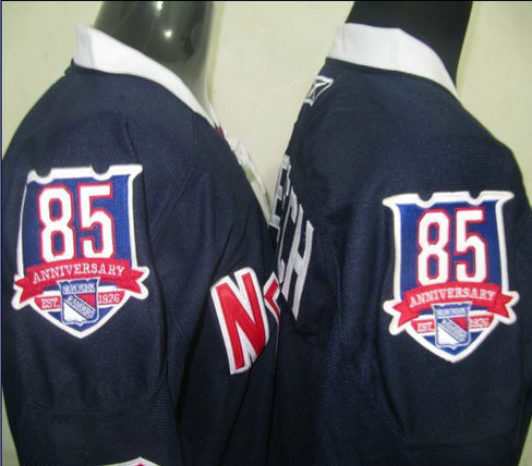 Nhl hockey jerseys NY Rangers 16 Dark blue 85th