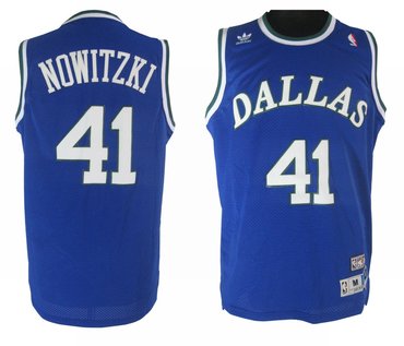 itchell and Ness Dallas Mavericks #41 Dirk Nowitzki Soul Swingman Stitched Blue Jersey