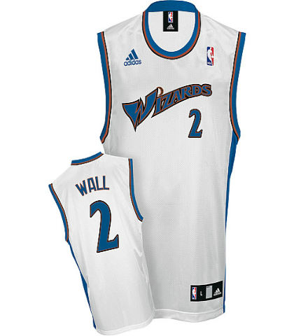 Washington Wizards 2 John Wall Replica Home Jerseys
