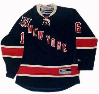 New York Rangers #16 SEAN AVERY 85TH Jerseys DK blue