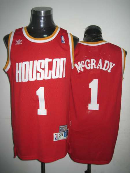 NBA Houston Rockets #1 Tracy McGrady Red