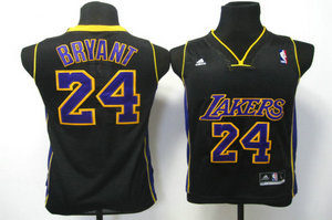 Kids Swingman jerseys Los Angeles Lakers 24 Bryant black