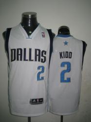 NBA Dallas Maverlcks #2 kidd white Jerseys