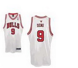 Chicago Bulls Luol Deng 9 Swingman white Jersey