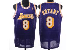 NBA L.A Lakers #8 Bryant Purple Jerseys swingman