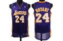 NBA L.A Lakers #24 Bryant Purple Jerseys swingman