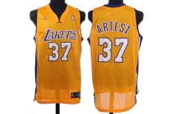 NBA L.A Lakers #37 Artest Yellow Jerseys swingman