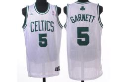 NBA Boston Celtics#5 Garnett White Jerseys swingman