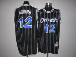 NBA Orlando Maglc #12 HOWARD Black Jerseys swingman