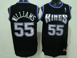 NBA Sacramento Kings #55 Willams Black jerseys swingman