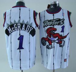 NBA Houston Rockets #1 Mcgrady White Jerseys swingman