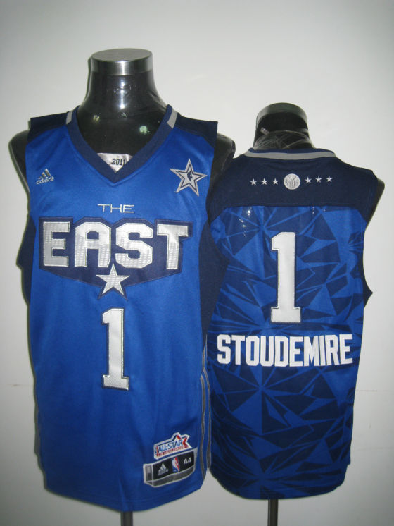 NBA New York Knicks #1 Stoudemire Purple Jerseys SWINGMAN