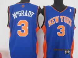 NBA New York Knicks #3 MCGRADY Purple Jerseys SWINGMAN