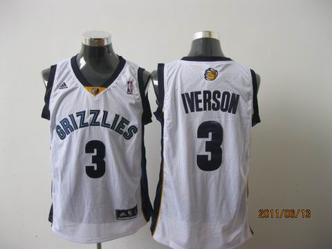 memphis grizzlies #3 iverson white[2011 swingman revolution 30]
