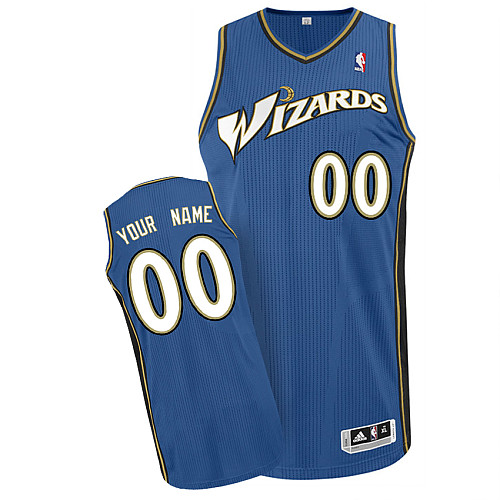 Wizards Personalized Authentic Blue Jersey (S-3XL)