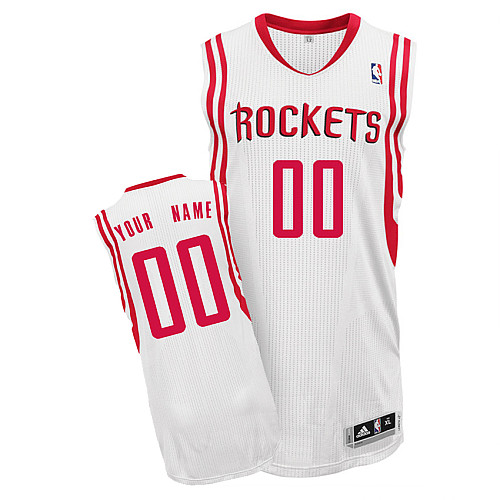 Rockets Personalized Authentic White Jersey (S-3XL)
