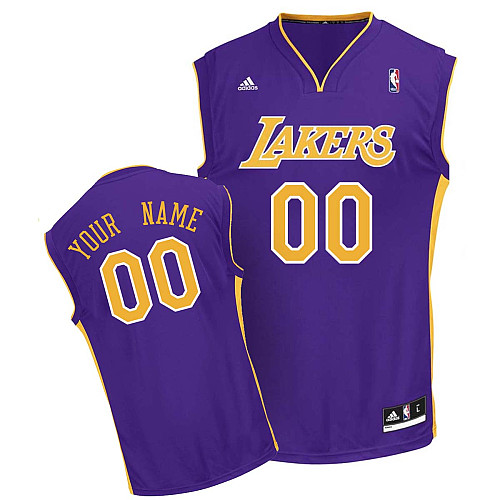 Lakers Personalized Authentic Purple Jersey (S-3XL)