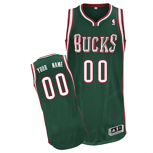 Bucks Personalized Authentic Green Jersey (S-3XL)