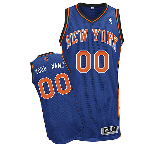 Knicks Personalized Authentic Blue Jersey (S-3XL)